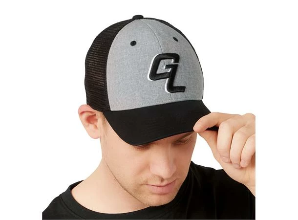 Guideline GL Logo Cap – Heather Grey/Black 3 Guideline GL Logo Cap – Heather Grey/Black