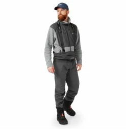 Guideline HD Sonic Wader -kahluuhousut, Graphite/Charcoal -Erakontion Kalastus Kauppa SONICWADERS5