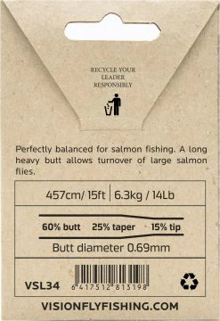 Vision Salmon 15′ -perhoperuke -Erakontion Kalastus Kauppa VSL34 1