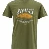 Simms Legacy Streamer SS -kalastuspaita -Erakontion Kalastus Kauppa legacy streamer ss t olive front s16 1
