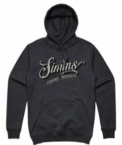 Simms Lager Script Hoody Charcoal Heather -huppari