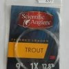 Scientific Anglers Trout 1X 9′ -valmis Perhoperuke -Erakontion Kalastus Kauppa satroutpe1x