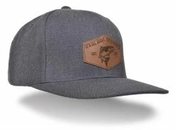 Guideline Flat Brim Cap Est.93′, Dark Heather